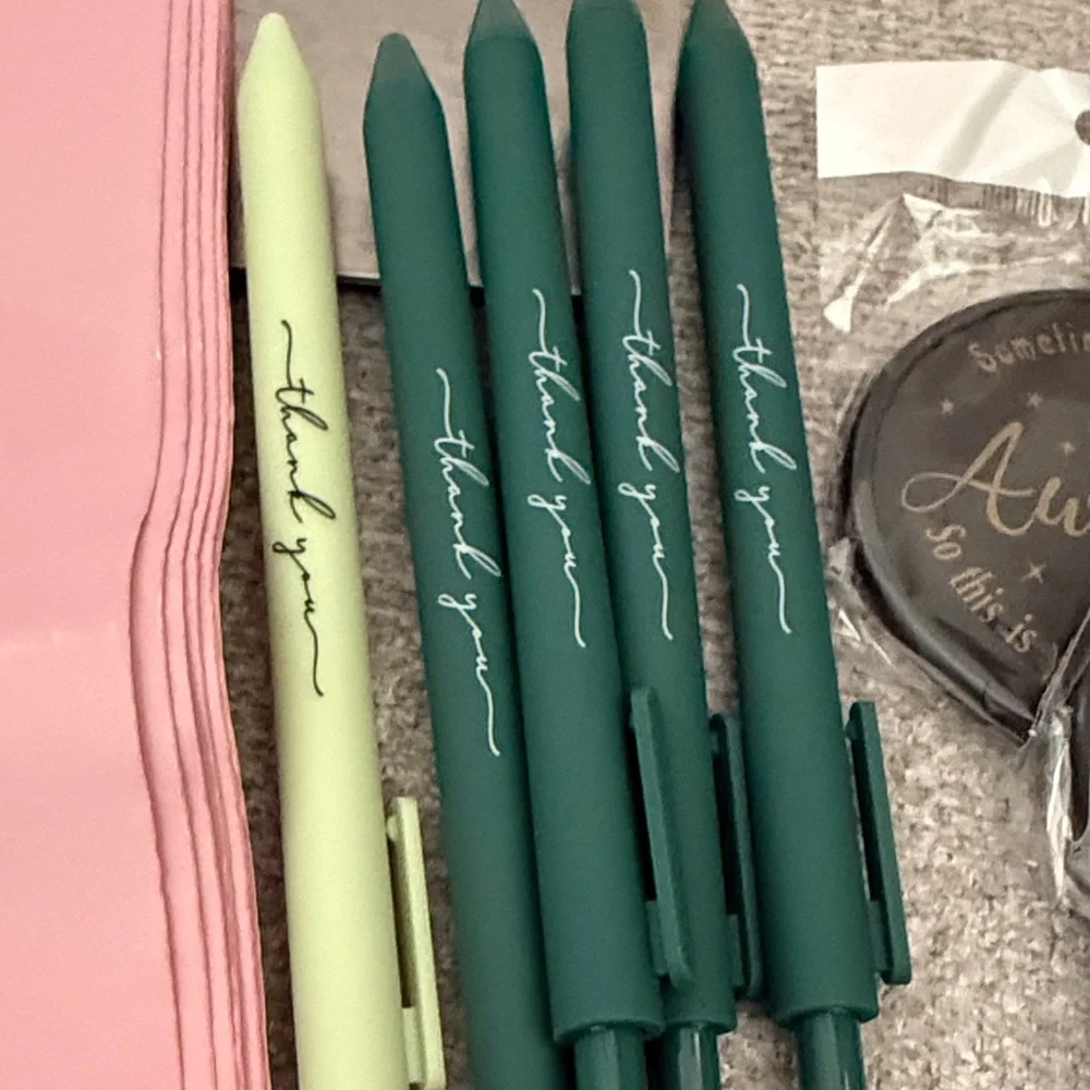Pink and Green Party Supplies Set